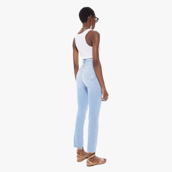 Mother Denim High Waisted Rider Ankle Fray - Picture 2 of 8